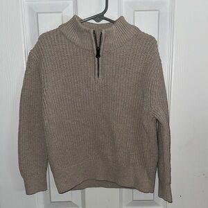 GAP Men's Tan Zip-Up Sweater